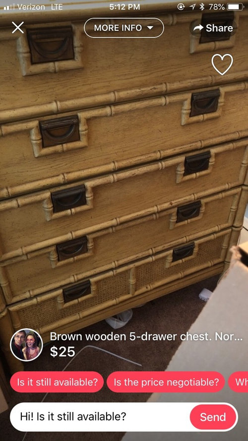 Too Tall Chest In Foyer