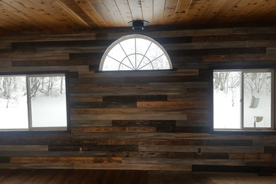 Barnwood wall
