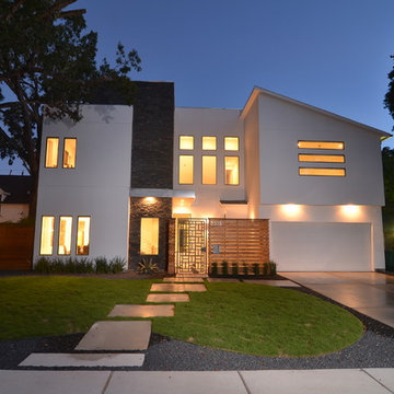 Stacked Stone Modern Home