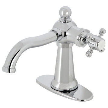 KSD154BXCP Single-Handle Bathroom Faucet With Push Pop-Up, Chrome