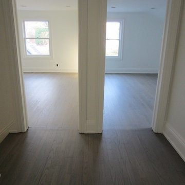 PORT WASHINGTON REFINISH: CUSTOM GREY STAIN & 3 COATS BONA NATURALE EXTRA MATTE