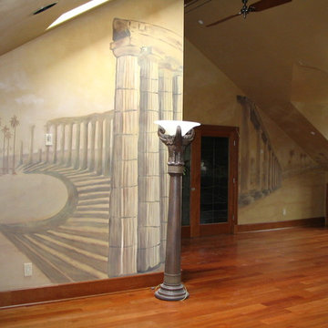 Stunning Trompe L' oeil Murals
