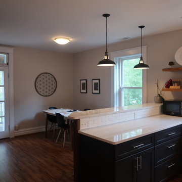 FLOATING SHELVES TO RIGHT REAR DOOR TO LEFT