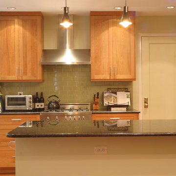 Kitchen with columns