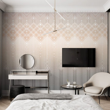 Ombre wall mural