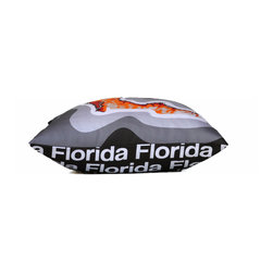 Florida Map Pillow, Charcoal - Decorative Pillows