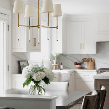 North Lincoln kitchen,dining and mudroom