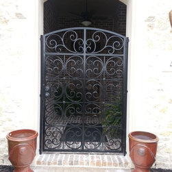 Wrought Iron Exterior Gates - Products