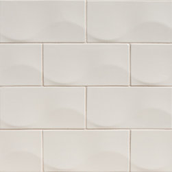 Robert A. M. Stern Collection Wave Linen 3" x 6" - Wall And Floor Tile