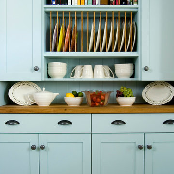 painted parsonage kitchen