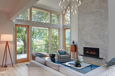 Inspiration for a living room remodel in Baltimore