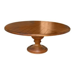 Large Round Dining Room Table - Dining Tables