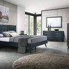 Modrest Diana Modern Grey Ash Bedroom Set, Queen