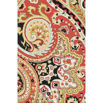 Loloi Francesca Collection Rug, Red and Black, 2'3"x3'9"