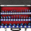 Router Bit Set With 1/4 Shank and Aluminum Case, 35-Piece Set By Stalwart