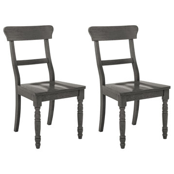 Savannah Court Set of 2 Dining Chairs, Gray