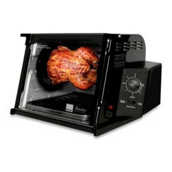Ronco Holdings, Inc - Ronco 3000 Series Showtime Rotisserie in Black - Electric Roaster Ovens