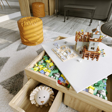 South Bay Area Custom-made Coffee & Lego Table