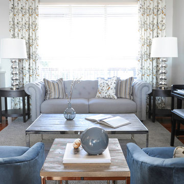 Glamorous Living and Dining Room