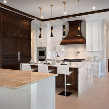 Warm Tone Inspired Transitional Kitchen
