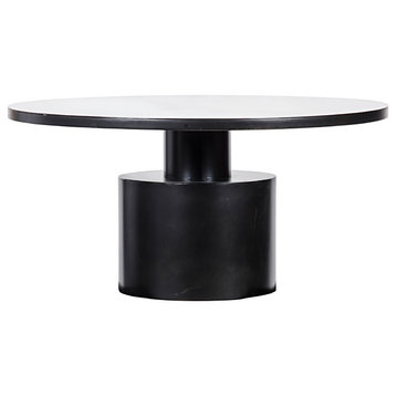 Marlow Dining Table, Metal