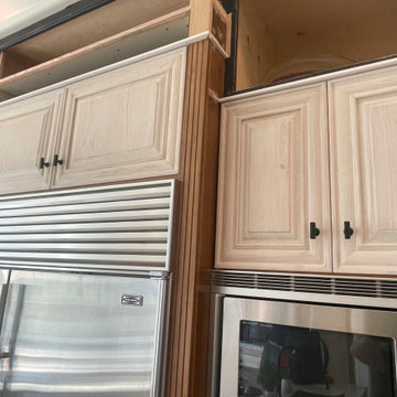 Two Tone Kitchen Reface and Partial Build