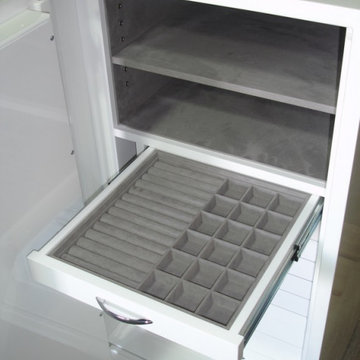 Long Island celebrity safe inside cabinet