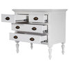 Beaumont Lane 4-Drawer Transitional Wood Accent Chest in White