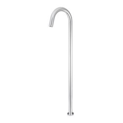 Round Freestanding Chrome Bath Filler by Meir SKU: MB06-C - Bathtubs