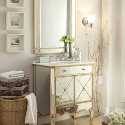 Mirrored Bathroom Vanities - Bathroom Vanities And Sink Consoles