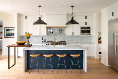 Inspiration for a coastal kitchen in San Diego.