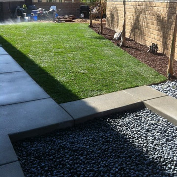 Fiberon Deck and Exposed aggregate concrete
