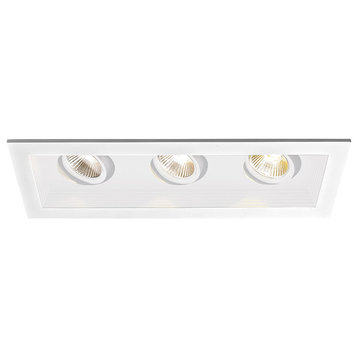 WAC Lighting MT-3LD311R-W Mini Multiples 3 Light 12-3/4"W LED - White / 2700K