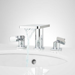 WYATT WIDESPREAD WATERFALL BATHROOM FAUCET - Bathroom Sink Faucets
