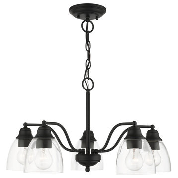 Montgomery 5 Light Chandelier, Black