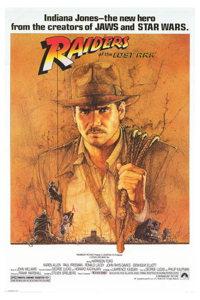 Image result for Raiders of the lost ark poster