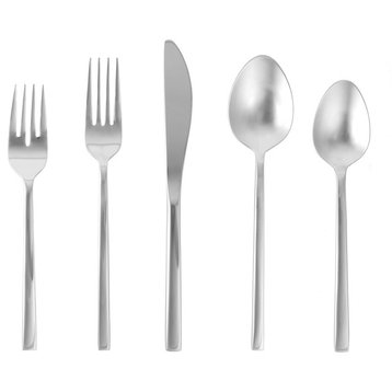 Arezzo 18/10 Stainless Steel Flatware Set, Service For 4, 20-Pieces