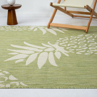 Pineapple Escape Indoor/Outdoor Accent Rug, 5'x7' - Tropical - Outdoor ...