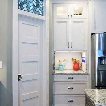 Modern Rustic- Hidden Storage Cabinetry