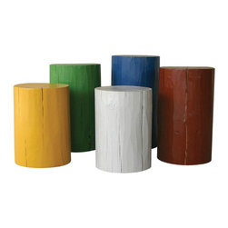 Pfeifer Studio - Pintado Log Table - Side Tables And End Tables