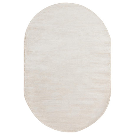 Unique Loom Kate Finsbury Rug, Ivory, 7'10"x10' Oval