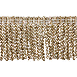 White Olive Green Light Gold Style# DB6 16 Ft // 5 Meters 5.4 Yard Value Pack of 6 Inch Long Bullion Fringe Trim Olive Garden 010