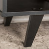 58" Wood Simple Contemporary Console, Black