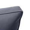 Piped Trim Large 26x30x6 Deep Seat Back Cushion Slip Cover Set AD001