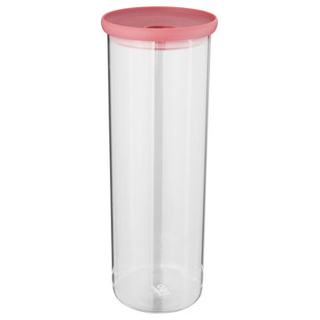 Leo Glass Pasta Container, Pink