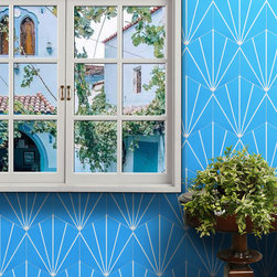 Moroccan Mosaic & Tile House - 8"x9" Menara Handmade Cement Tiles, Set of 12 - Wall And Floor Tile