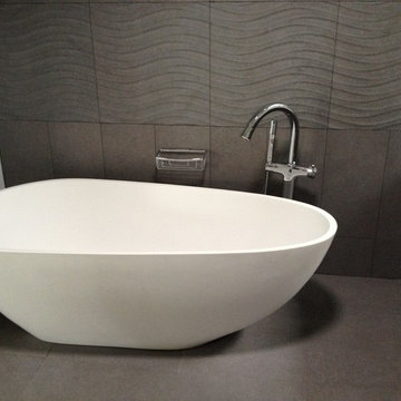 ADM Bathroom Oval Freestanding Bathtub, White, 72.8" - SW-105L (73 x 33)