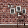 Brick Peel and Stick Wallpaper, Red, 12 Sheets