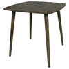 Cole Reclaimed Solid Wood Square Counter Table in Brown Finish