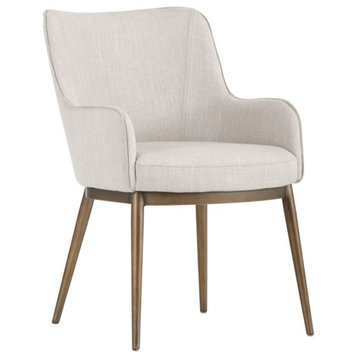 Sunpan Irongate Franklin Dining Chair - Beige Linen